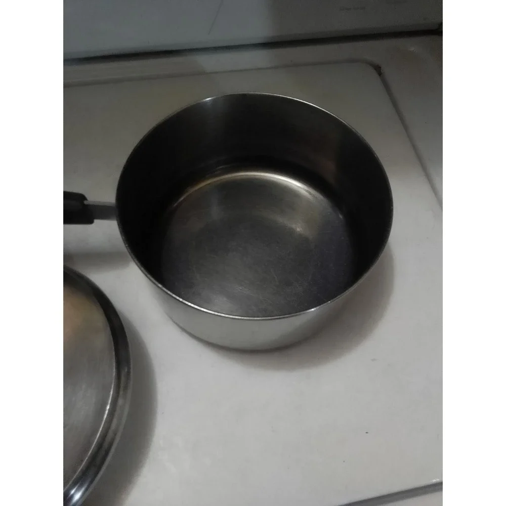 Vintage Revere Ware Cooper Bottom  Pan With Lid 2 QUART 7